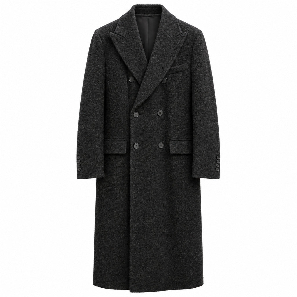 cappottto bouclè nero