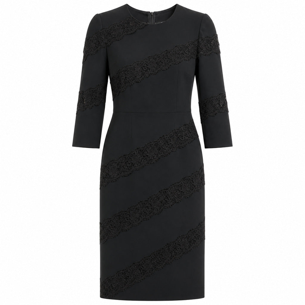 abito con pizzo