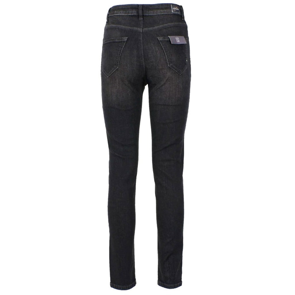 Yes Zee jeans slim fit neri in cotone leggermente elasticizzato