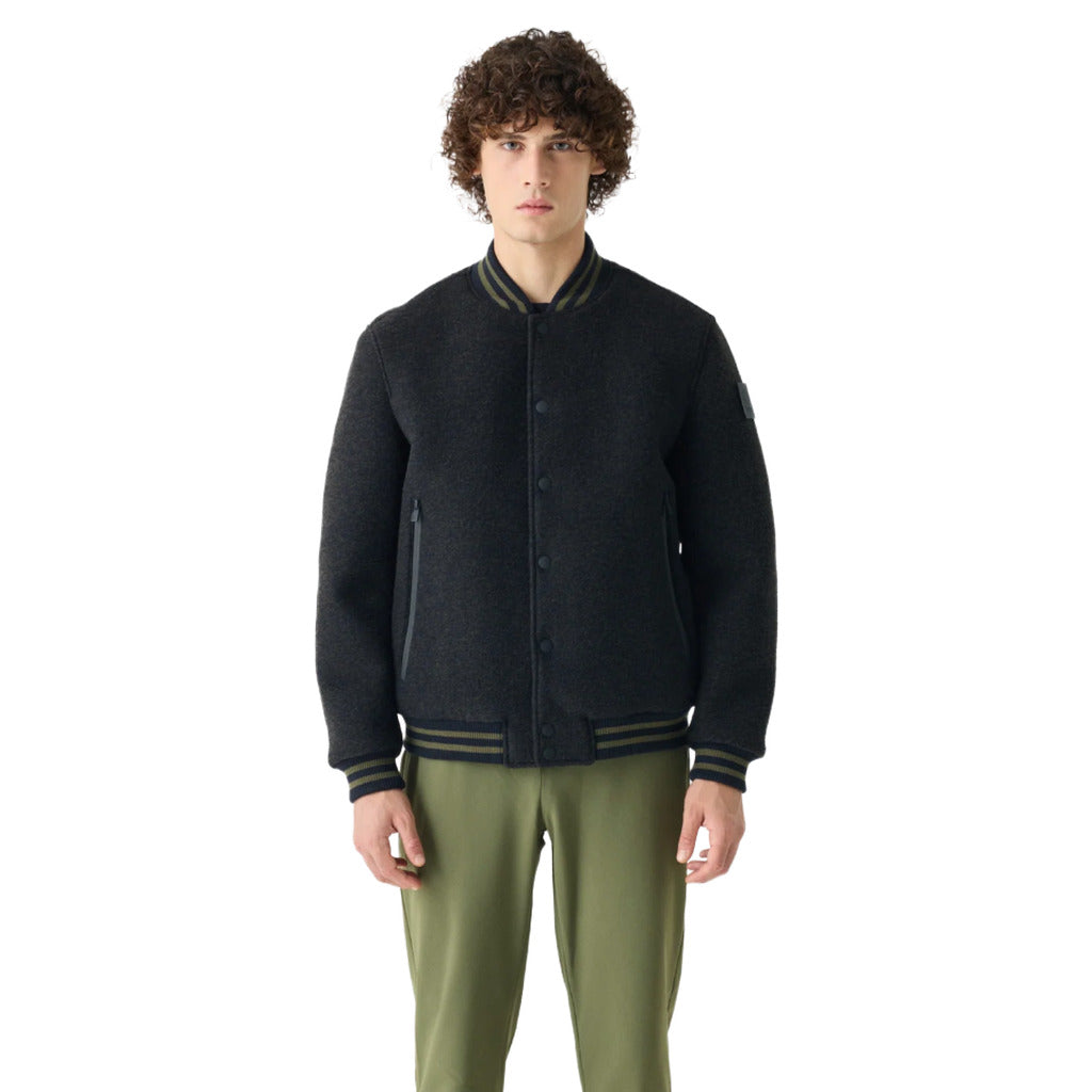 bomber river wool dark blu