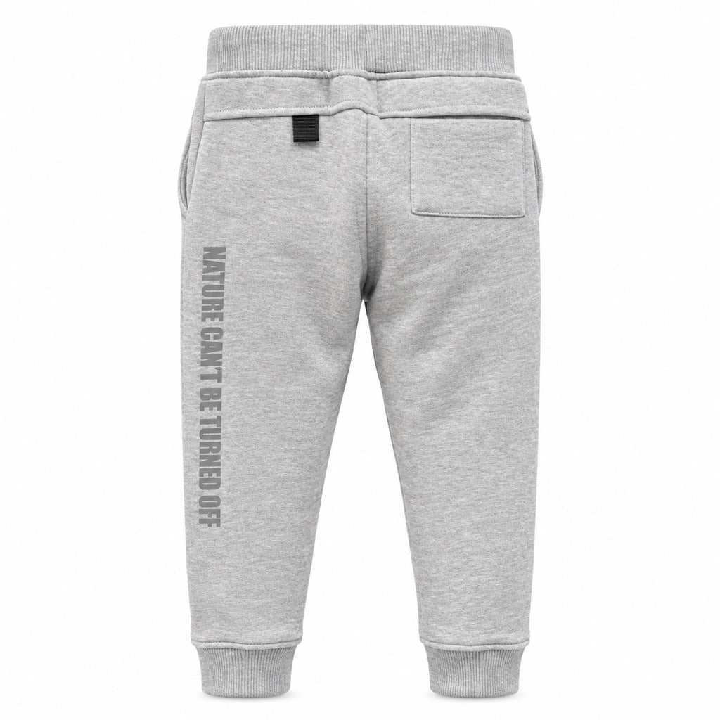 cotton fleece brushed grey