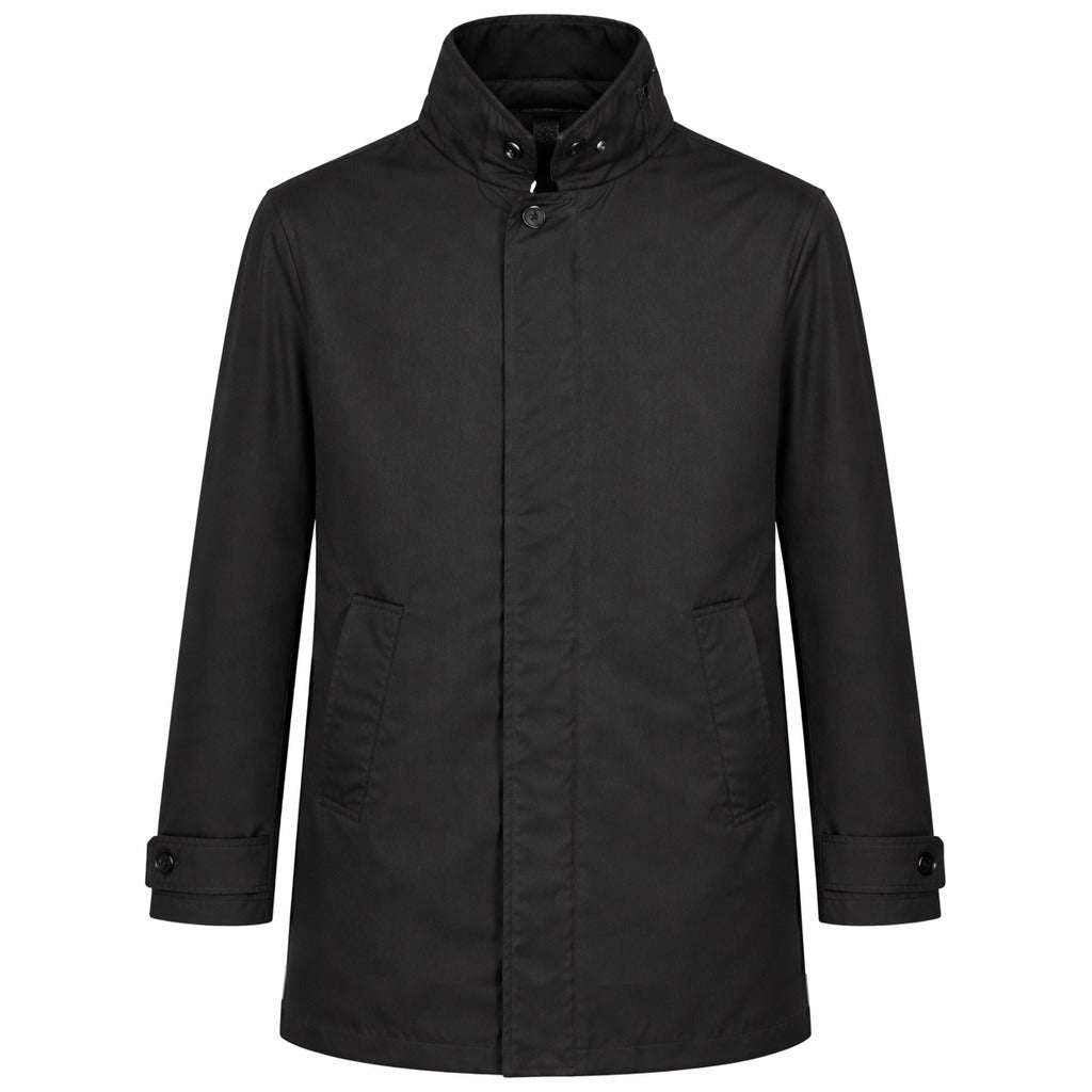 giacca antipioggia nera