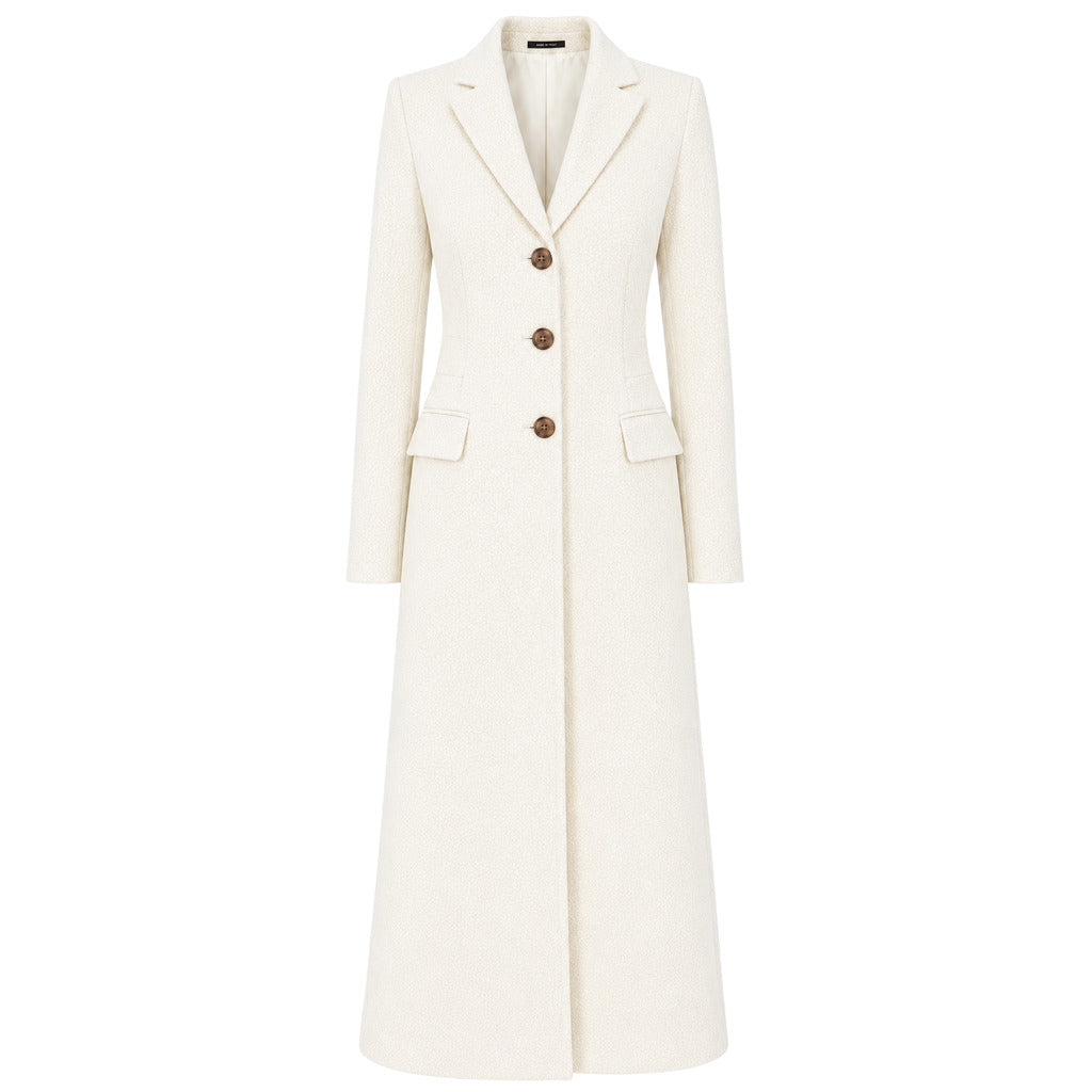 cappotto capolavoro lungo panna