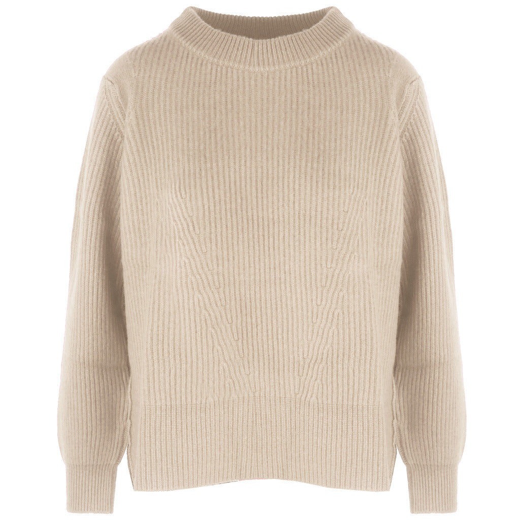 girocollo cashmere sabbia