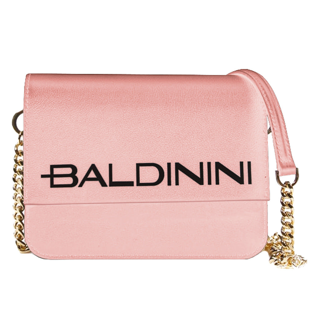 caroline Baldinini borsa a mano in pelle di vitello rosa