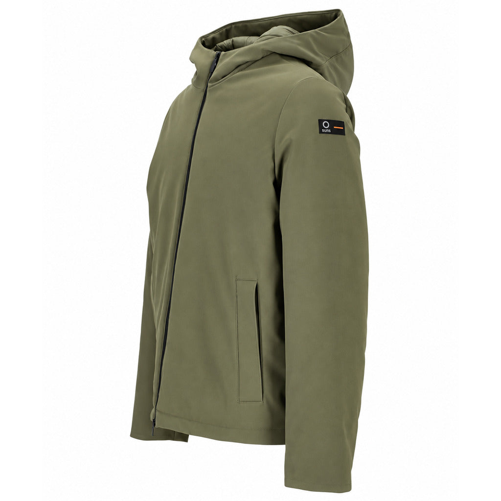 matt shell jacket army