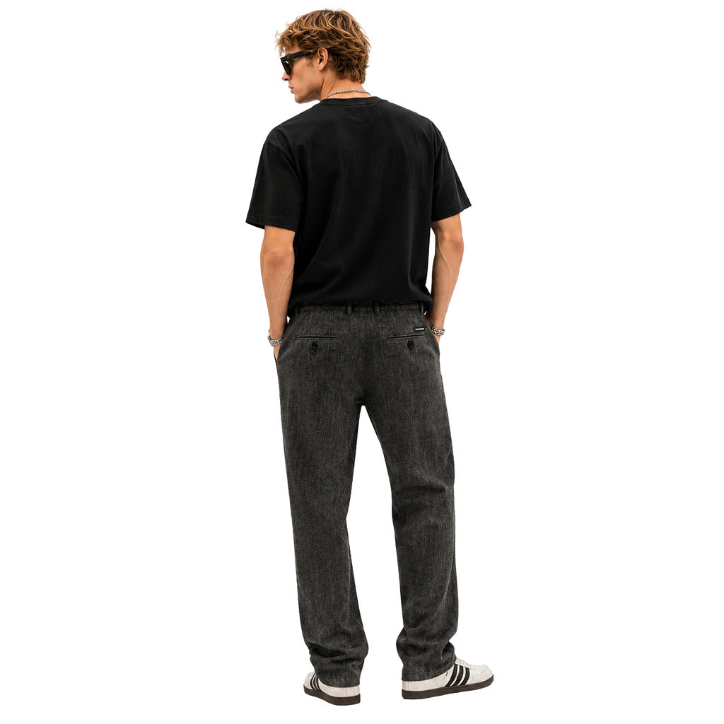 pantalone in denim nero