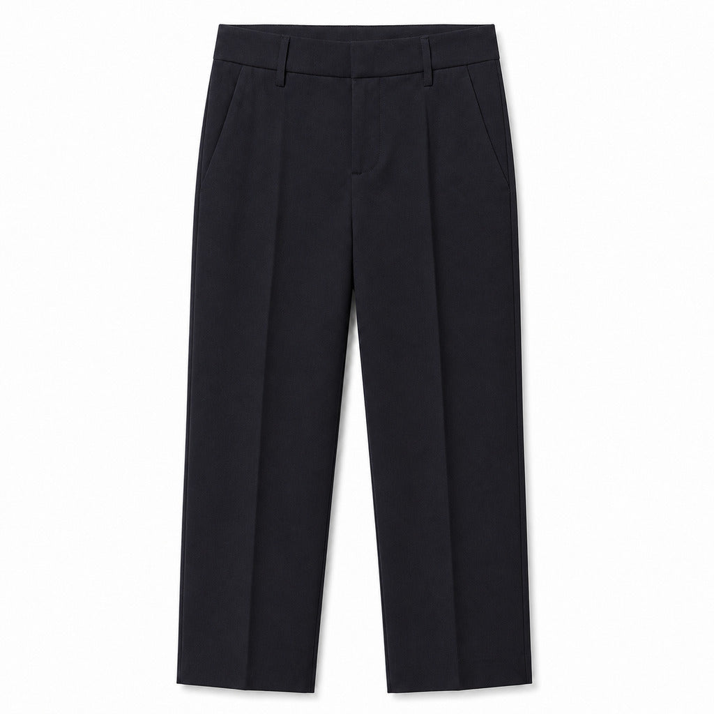 Pantalone blu svasato
