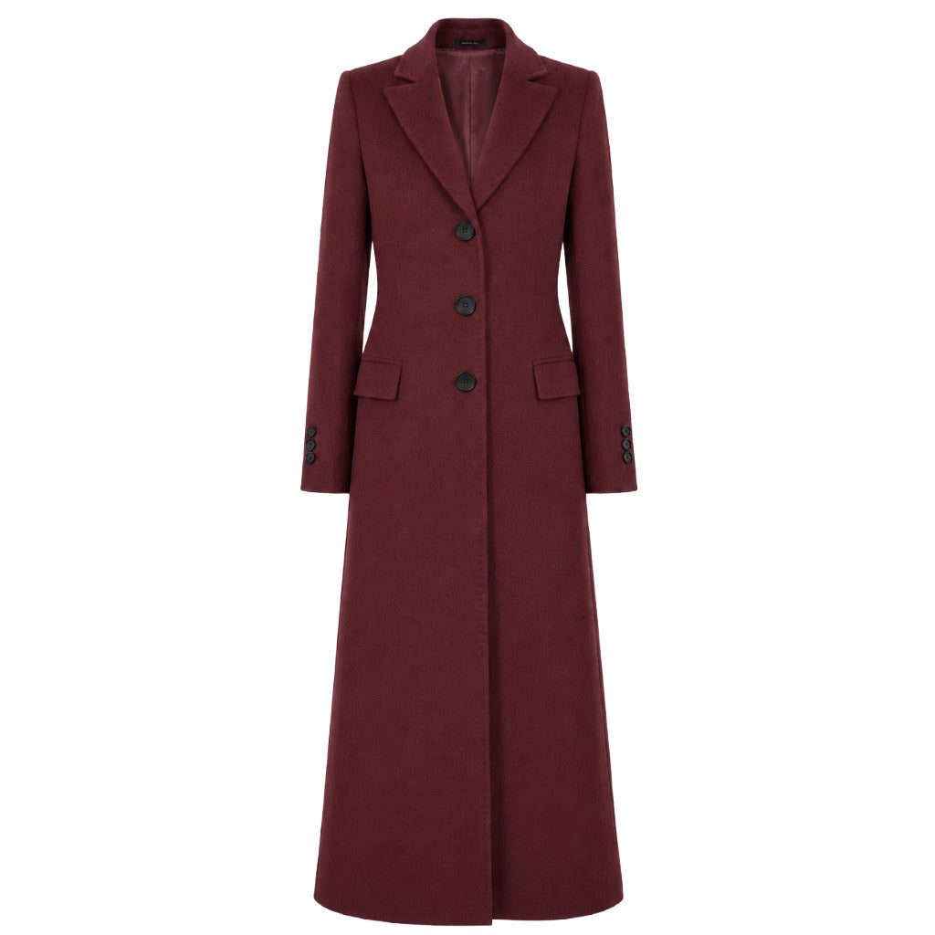 cappotto capolavoro lungo bordeaux