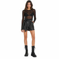 shorts in pelle