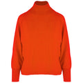 collo alto cashmere brick