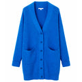 cardigan lungo maglia blu