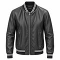 bomber in pelle sintetica