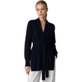cardigan sciallato blu notte
