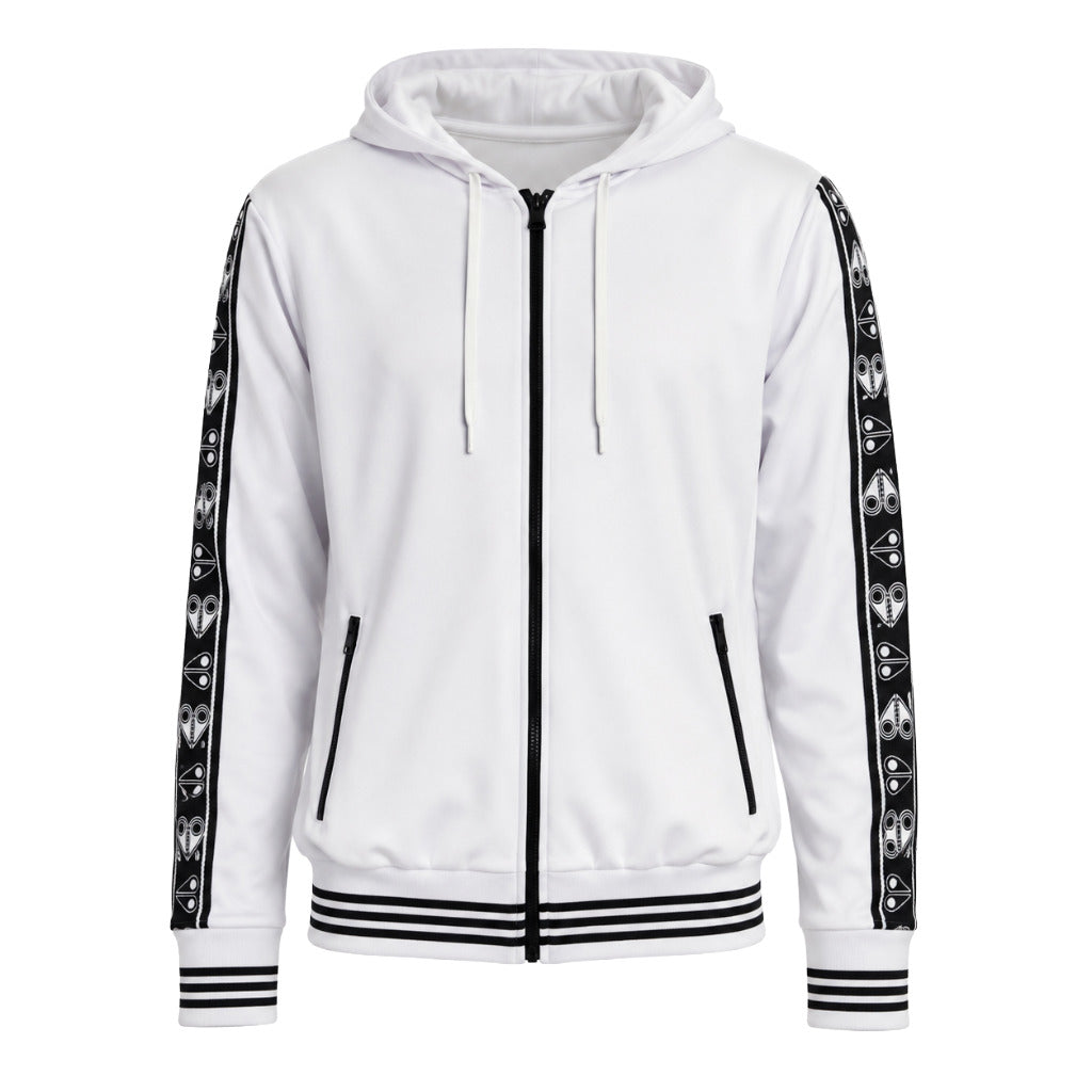 felpa track bomb white