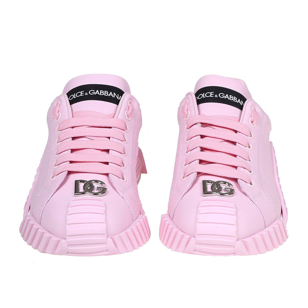 sneakers vitello nappato rosa
