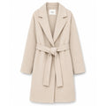 cappotto lana con cintura