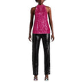 abito paillettes fucsia