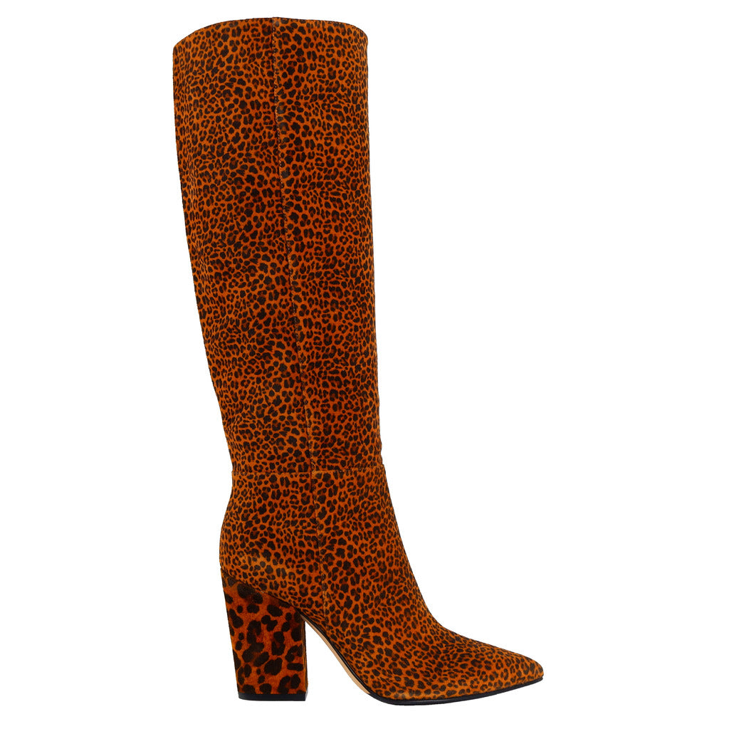 stivale stampa leopardo