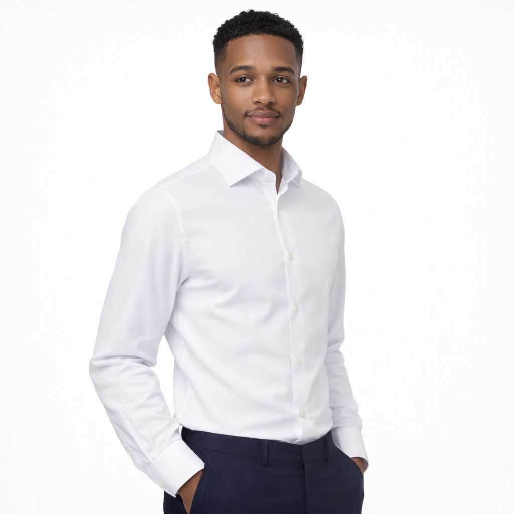 Bagutta camicia slim fit in 100% cotone