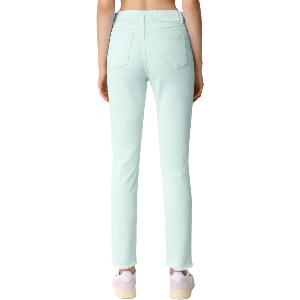 pantaloni verde acqua