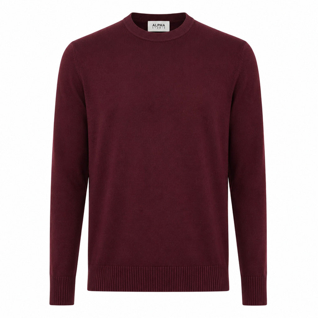 Maglia girocollo lana merino