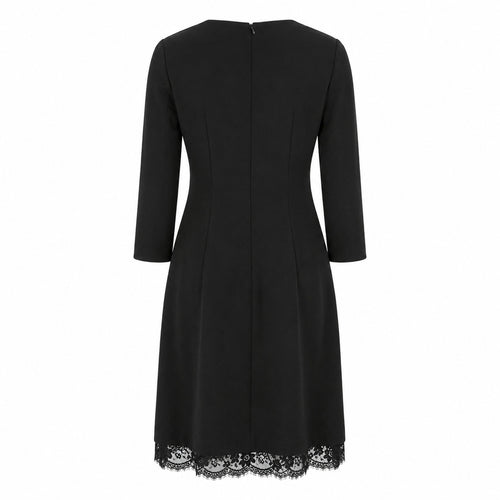 abito a maniche lunghe con pizzo