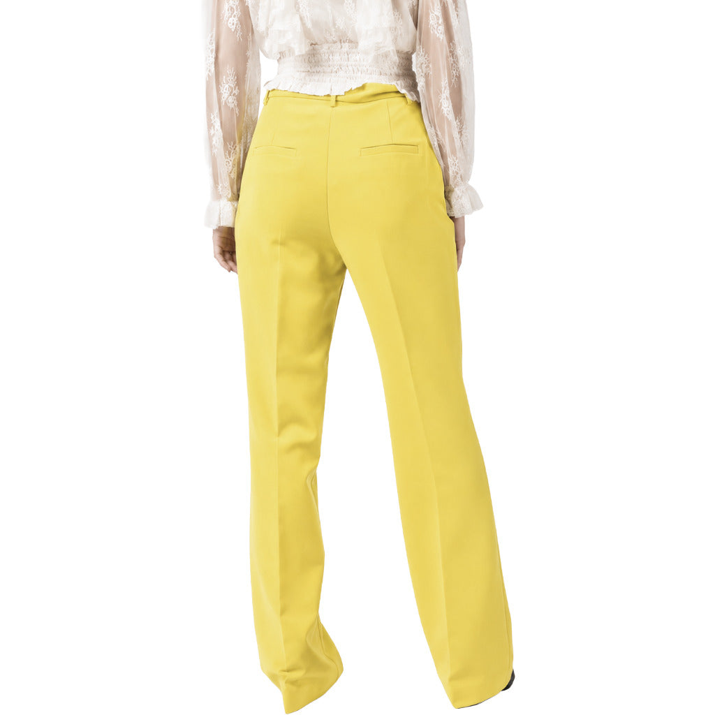 pantaloni laurance gialli