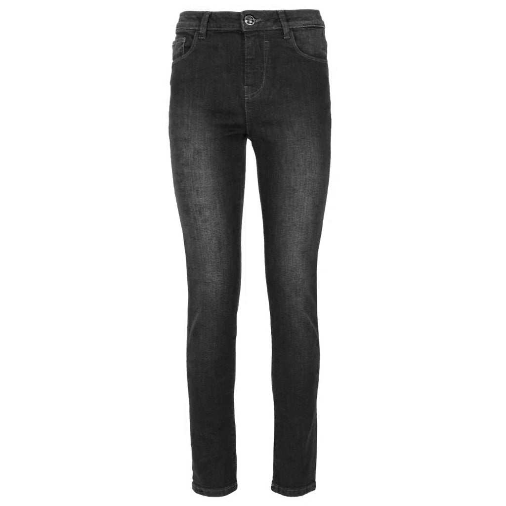 Yes Zee jeans slim fit neri in cotone leggermente elasticizzato