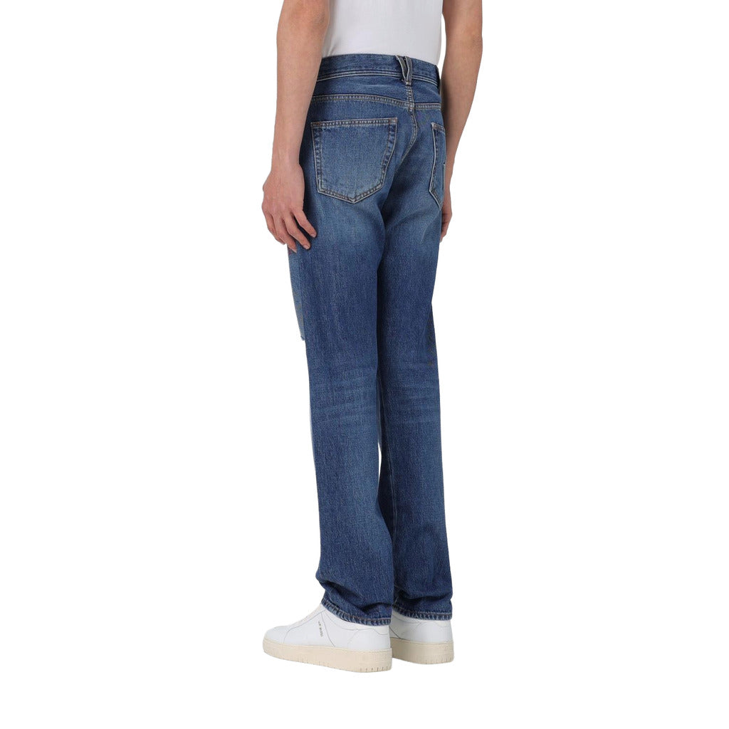 denim slim fit indaco