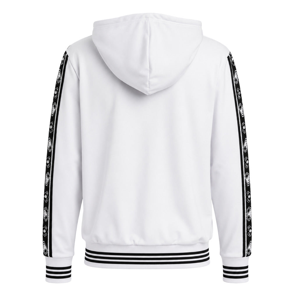 felpa track bomb white