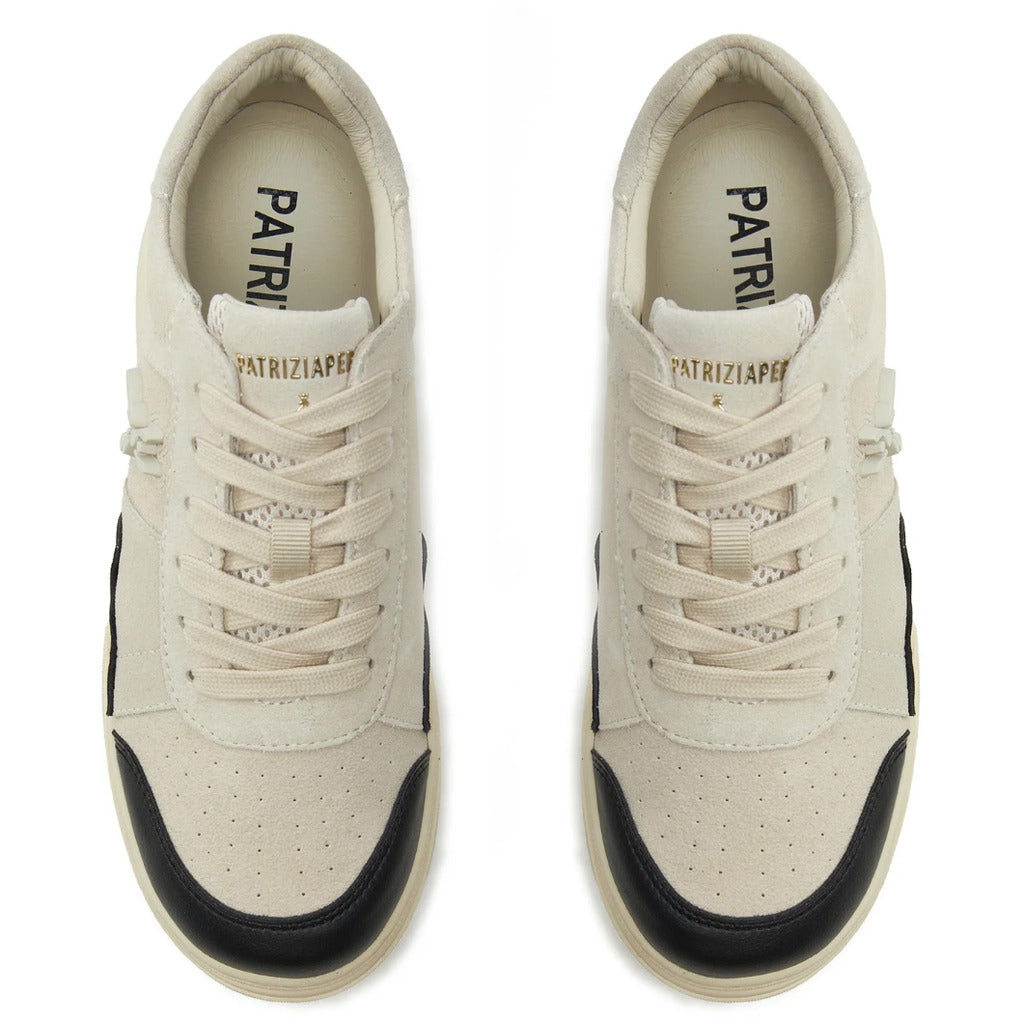 sneakers scamosciate beige