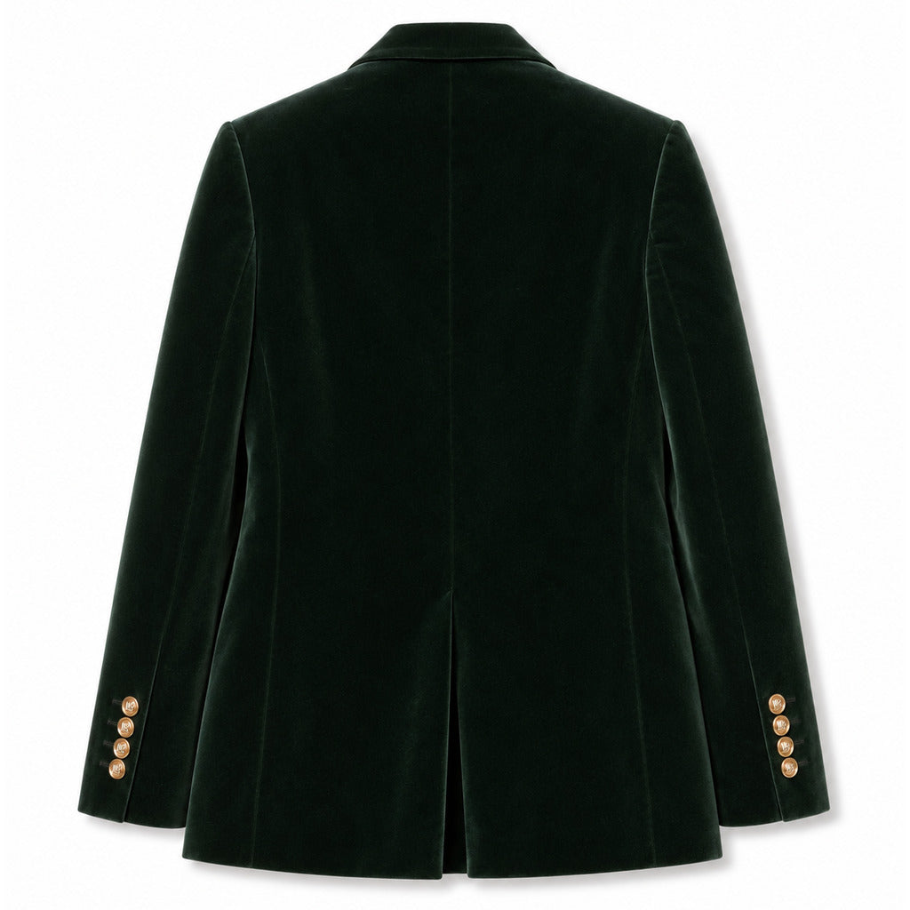 giacca velluto verde