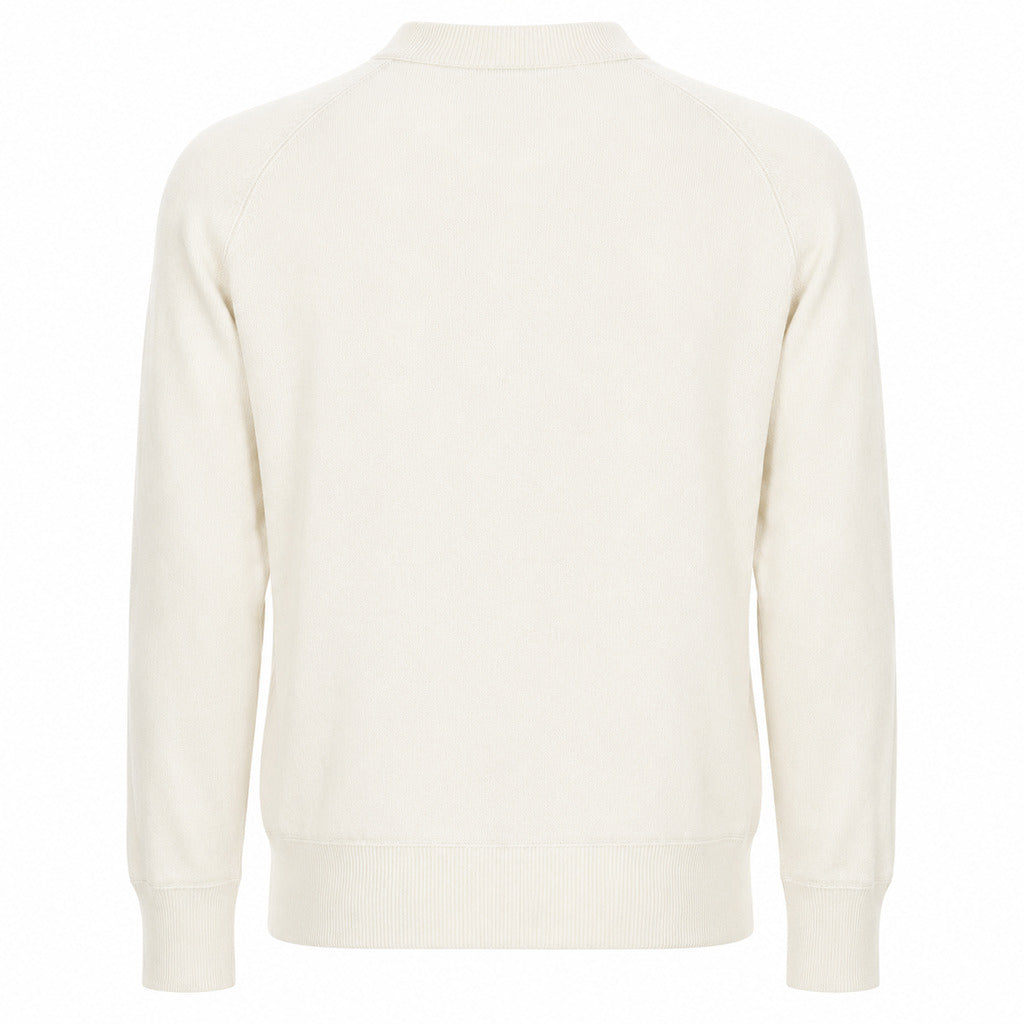 girocollo bianco panna