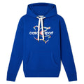 Felpa in cotone blu