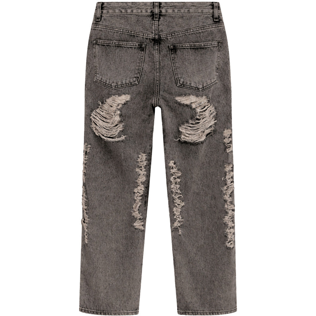 jeans strappati neri