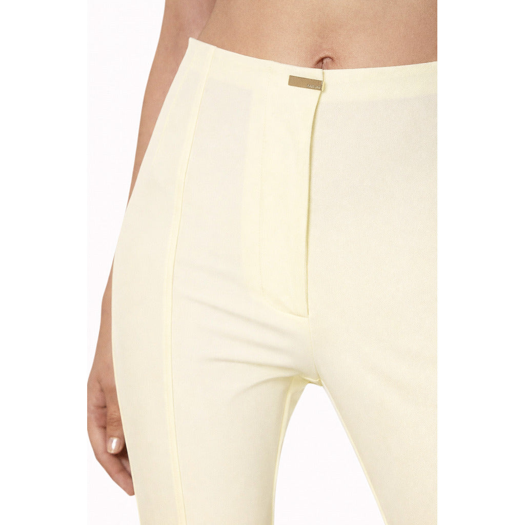 pantaloni coconut white