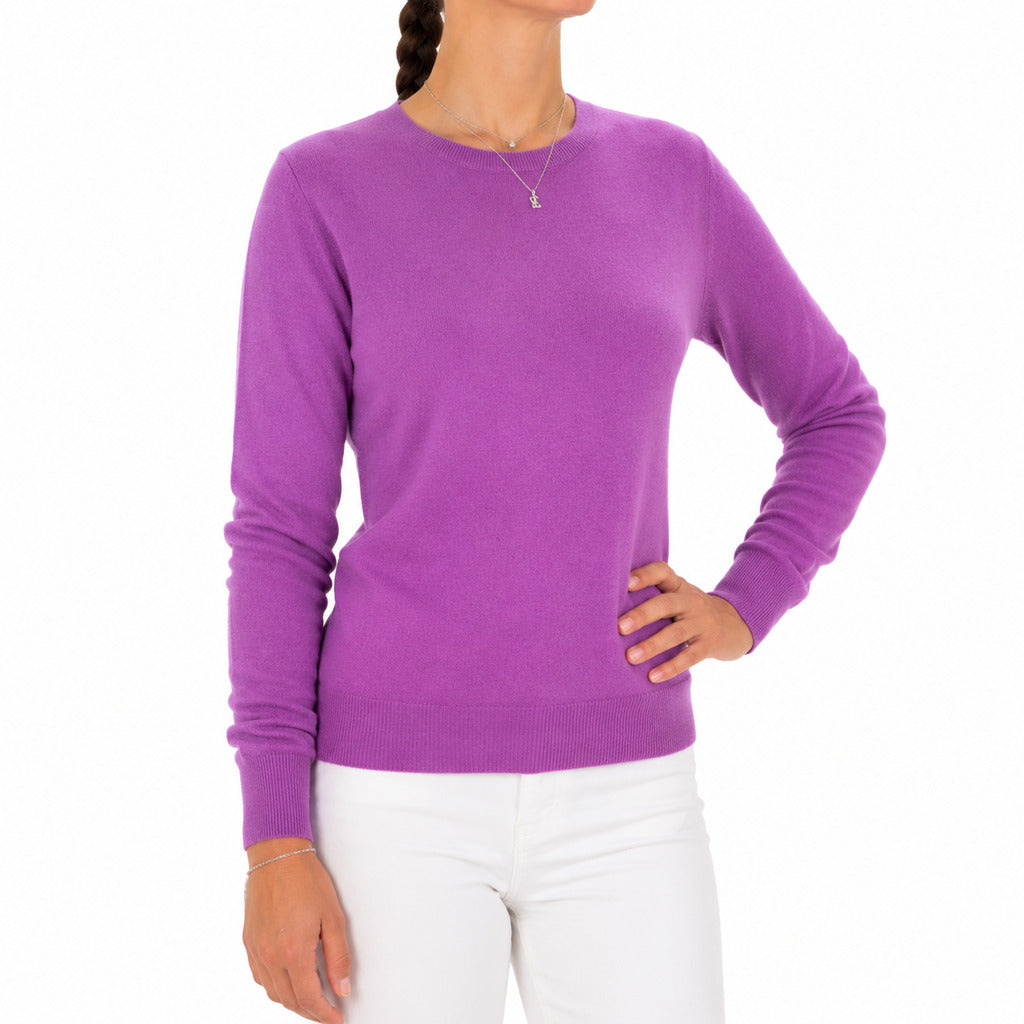 maglia cashmere girocollo