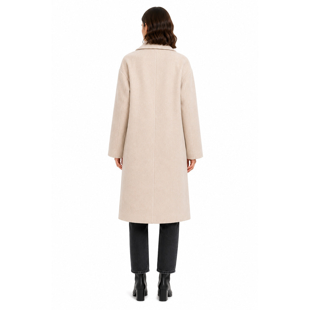cappotto lungo lana doppiopetto
