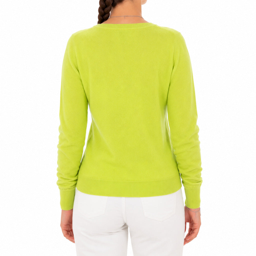 maglia cashmere scollo a V