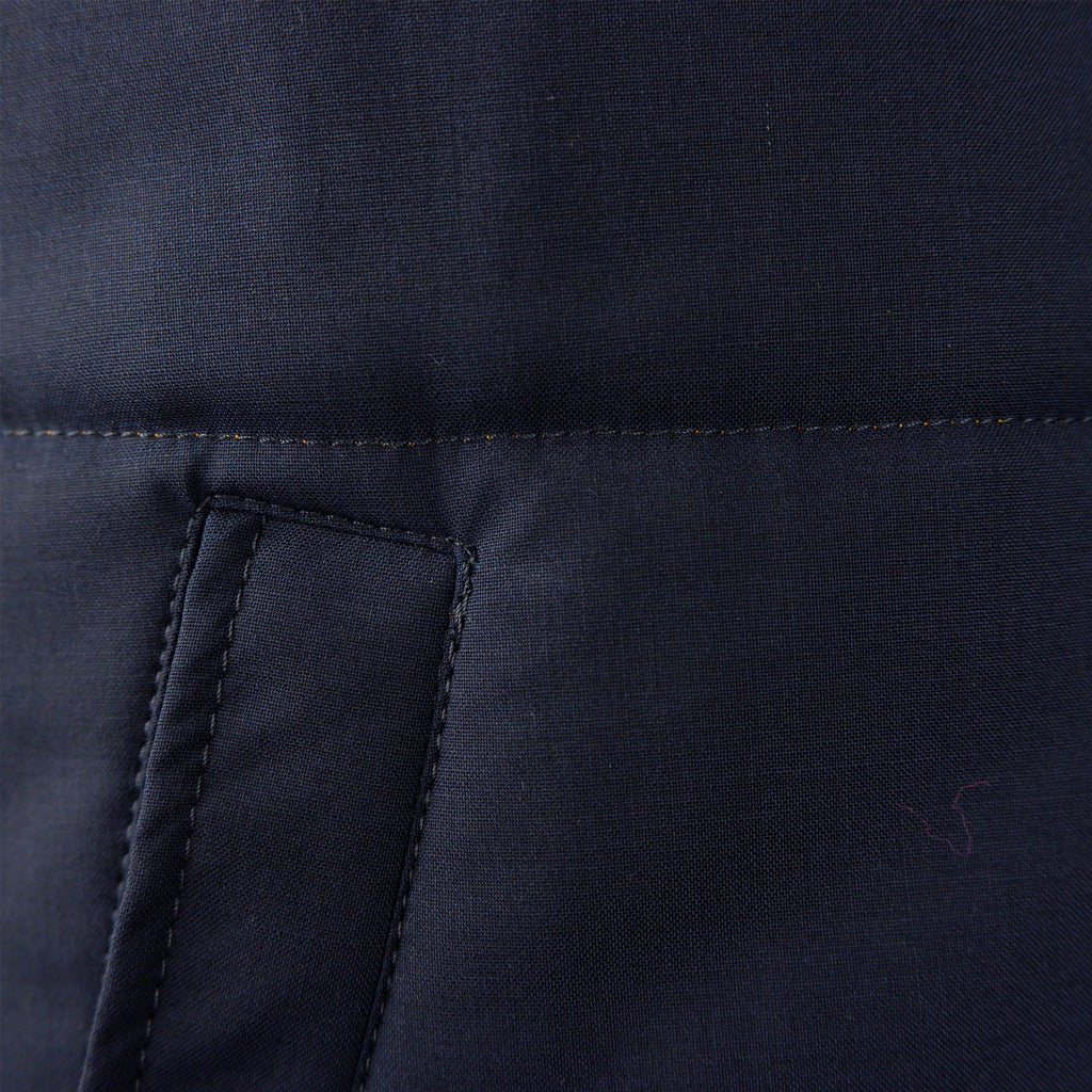 gilet lana blu