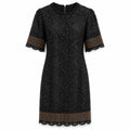 abito in pizzo con strass