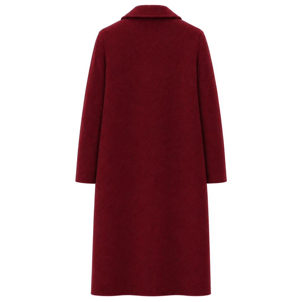 cappotto doppiopetto  lungo lana