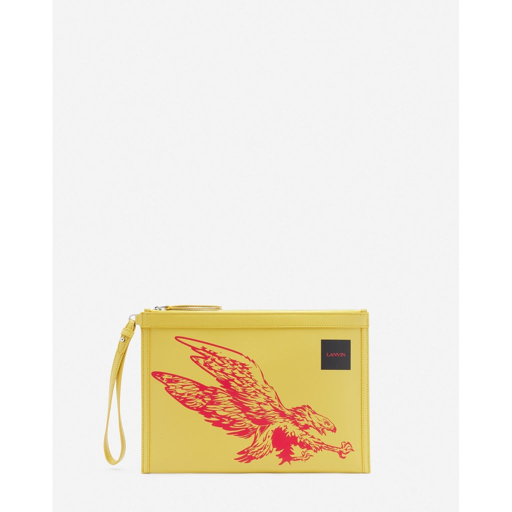 pouch giallo Lanvin