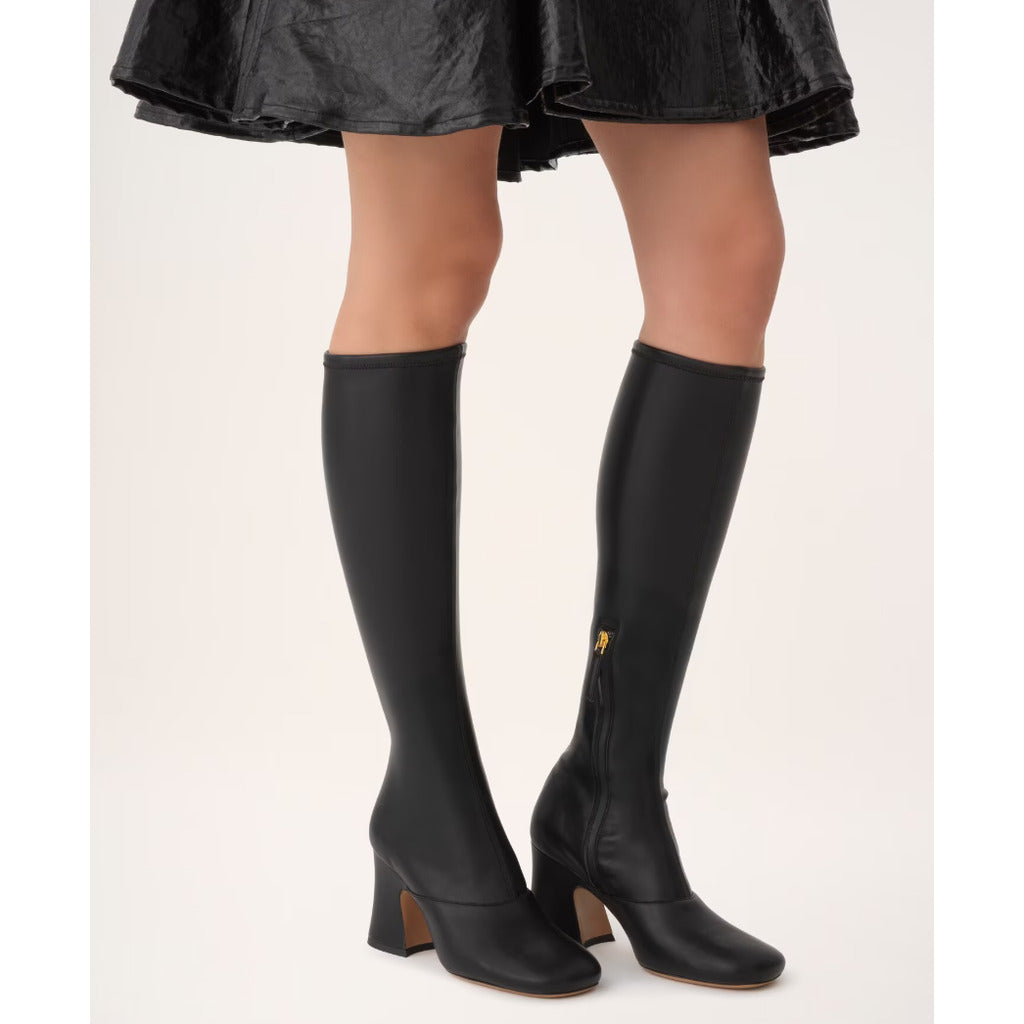 janis heeled boot black