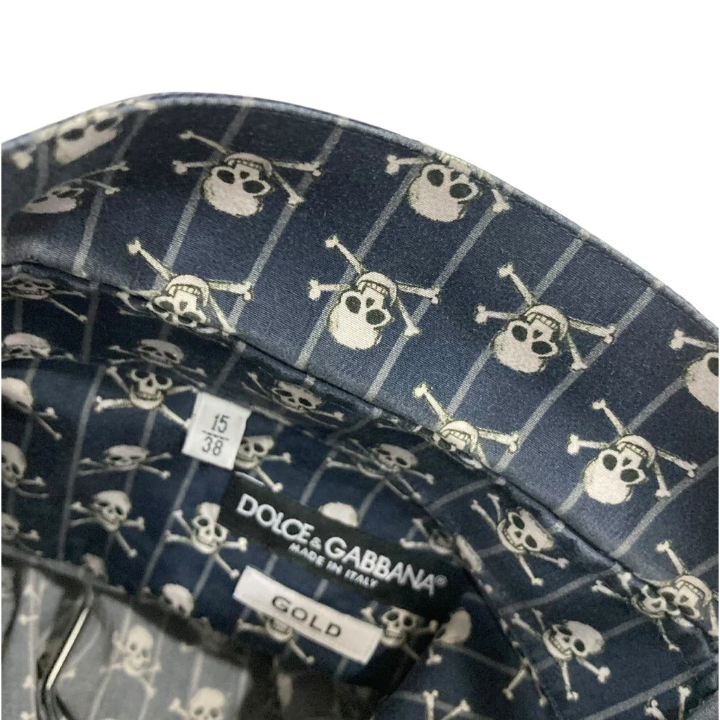 camicia stampa teschi