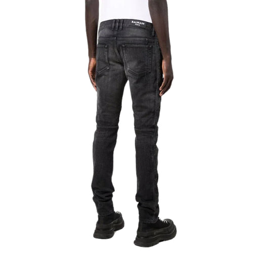 Balmain jeans slim fit in cotone nero