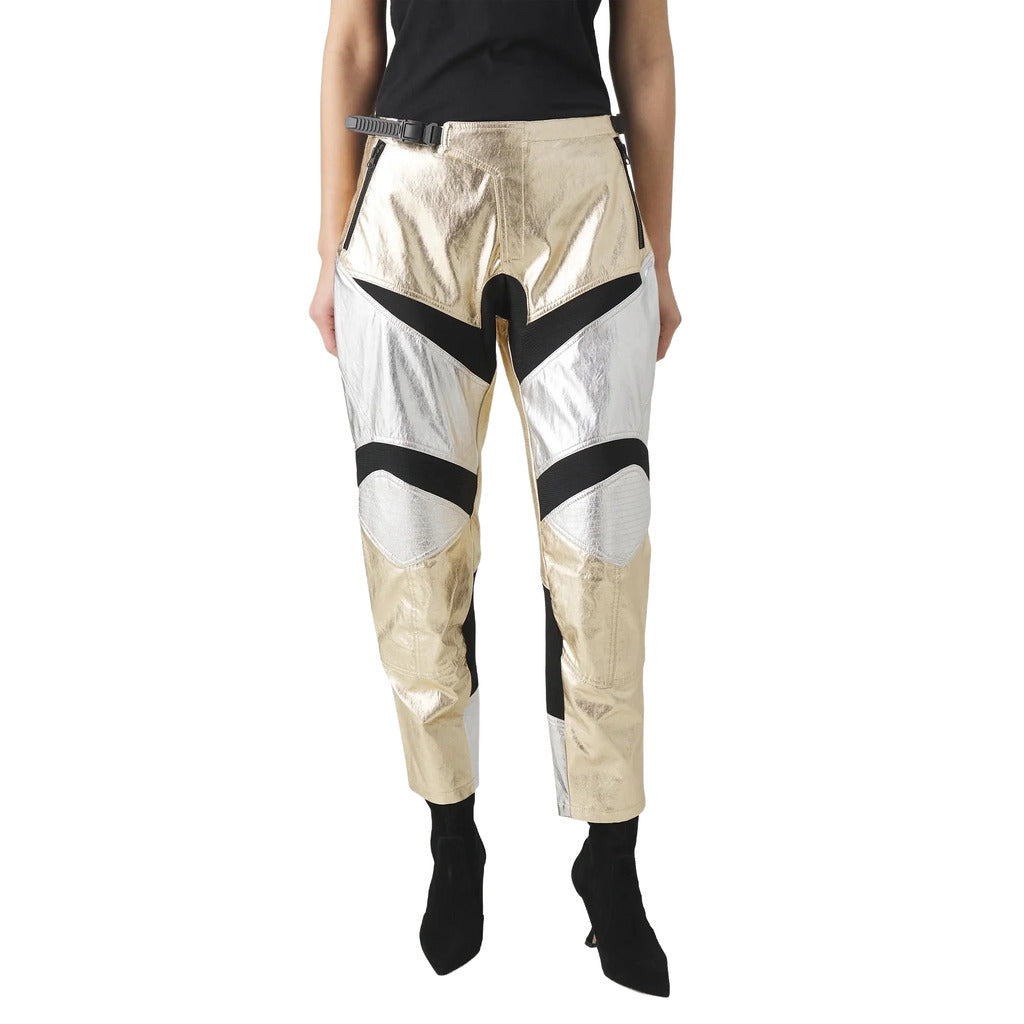 pantaloni prometeo gold silver