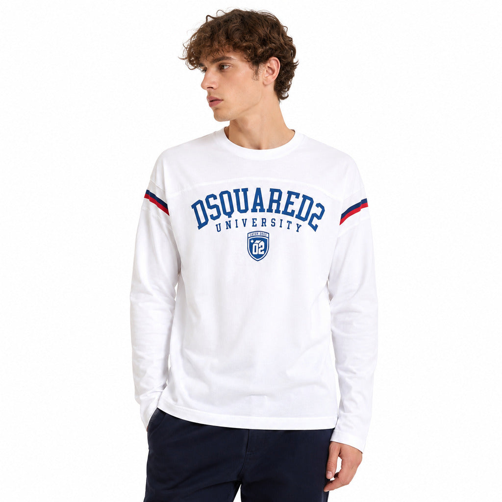 Maglietta college Cigarette maniche lunghe