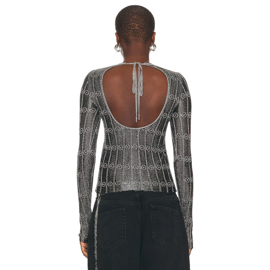 top black-silver